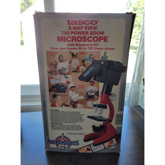 1986 Tasco YM750ZF - 5-Way View - 50 to 750 Power Zoom Microscope - Astronauts - Picture 9 of 10